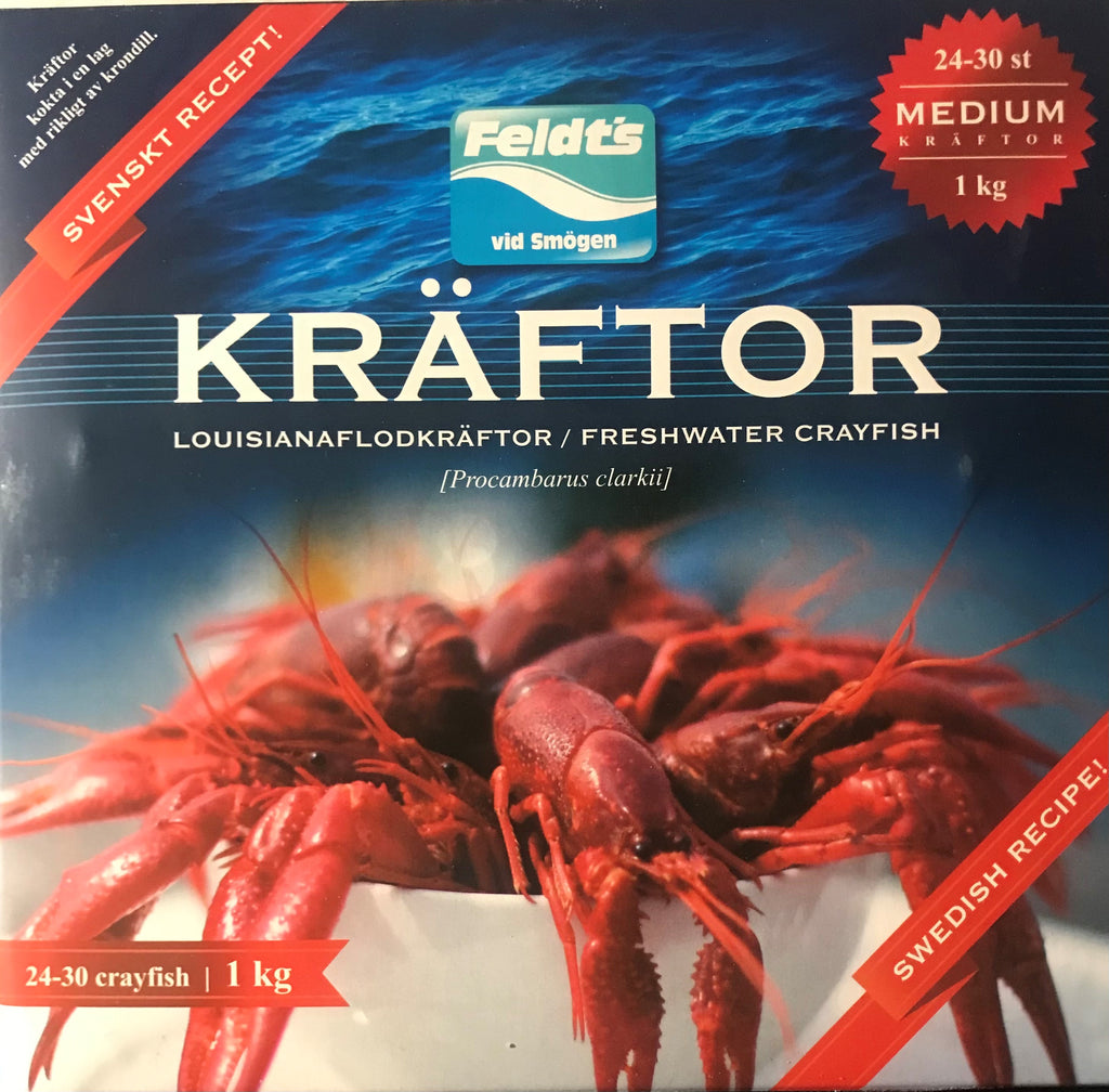 Kräftor "Crayfish" 700g Large Crayfish 15 per box