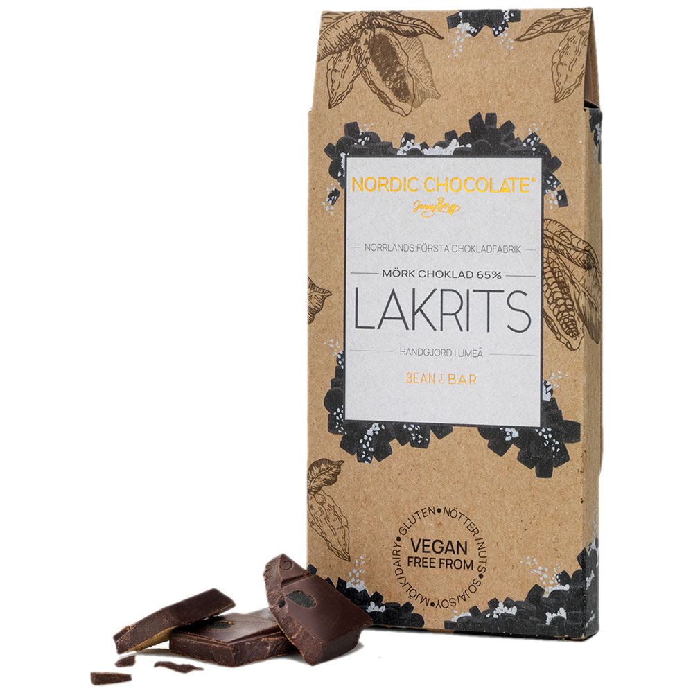 Nordic Chocolate Dark Chocolate with Liquorice 65%