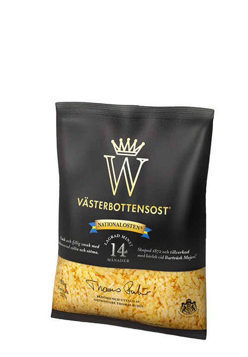 Västerbotten Grated Cheese 32% 150g